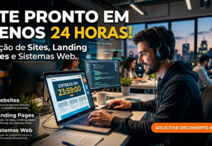 Eu vou criar seu Site ou Landing Page de alta conversão.