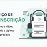 Eu vou transcrever seus áudios, vídeos e podcasts.