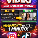 Eu vou editar seu video de 1 minuto para TikTok/Instagram