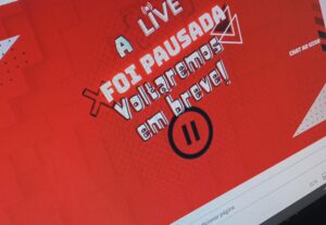 Eu vou fazer a identidade visual da sua live