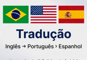 Eu vou Fazer tradução humana EN-PT-ES com qualidade