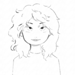 Eu vou criar desenhos digitais em estilo simples