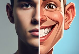Eu vou criar sua caricatura animada para redes sociais