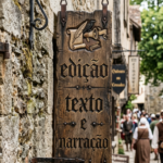 Eu vou fazer a edição o texto e a narração