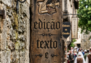 Eu vou fazer a edição o texto e a narração
