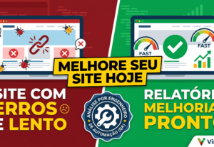 Eu vou testar seu site ou app e entregar um relatório técnic...