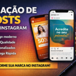Eu vou criar posts profissionais para suas redes sociais