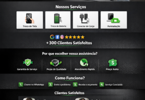 Eu vou Criar uma landing page completa para você