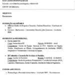 Eu vou Criar um Curriculo Personalisado e Otimizado para voc...