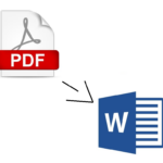 Eu vou Coverter seu Arquivo de Pdf para word, Formatado