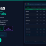 Eu vou fazer planilhas Excel para seu negócio