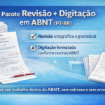 Eu vou revisar sua ortografia e gramática + ajustar na abnt