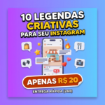 Eu vou criar 10 legendas profissionais para seu Instagram