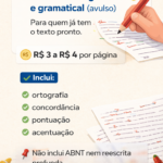 Eu vou revisar sua ortografia e gramática