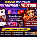 Eu vou personalizar todo o seu Instagram/YouTube