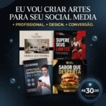 Eu vou Criar 3 artes profissionais para Social Média