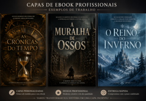 Eu vou criar um design de capa para seu ebook