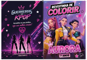 Eu vou criar revistinhas para a sua festa