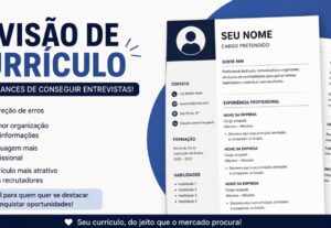 Eu vou revisar e deixar seu currículo mais atrativo