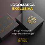 Eu vou criar uma Logomarca Profissional e Exclusiva.
