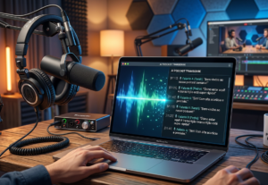 Eu vou transcrever áudios, vídeos e podcasts