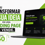 Eu vou transformar sua ideia em uma Landing Page que vende
