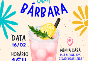 Eu vou fazer um convite de aniversário muito especial
