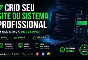 Eu vou criar site ou sistema web completo com Node.js