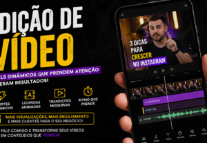 Eu vou editar seu vídeo dinâmico