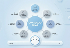 Eu vou criar a estratégia de conteúdo mensal do seu site