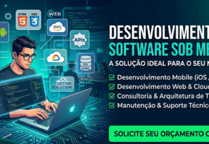 Eu vou desenvolver seu aplicativo ou plataforma