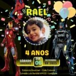 Eu vou Fazer seu convite para festa