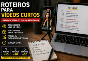 Eu vou criar roteiro viral para Reels e TikTok