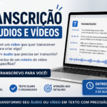 Eu vou Transcrever áudios e vídeos com entrega rápida