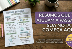 Eu vou criar seu resumo escolar completo para sua prova.