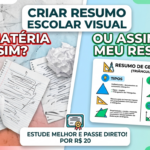 Eu vou criar seu resumo escolar completo para sua prova.