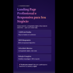 Eu vou fazer landing page profissional e responsiva para seu...
