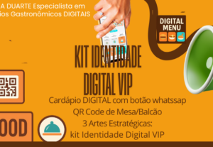 Eu vou fazer Kit: menu digital com whats+ qrcode+2design par...