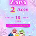 Eu vou fazer o convite para sua festa.