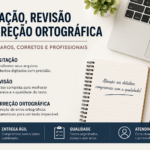Eu vou digitar, revisar e corrigir seu conteúdo