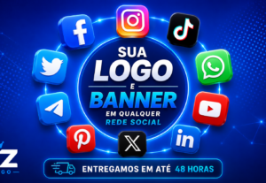 Eu vou fazer sua logo e banner
