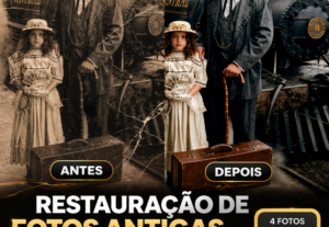 Eu vou restaurar sua foto antiga com ia.