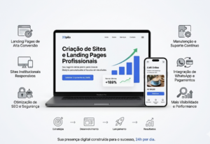 Eu vou criar sua landing page que gera clientes.