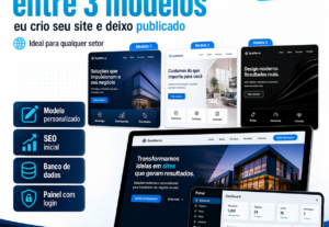 Eu vou Criar seu site com área admin e publicar em 3 dias