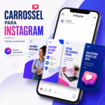 Eu vou Criar arte de carrossel profissional para Instagram