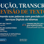 Eu vou Transcrever, traduzir e revisar