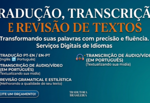 Eu vou Transcrever, traduzir e revisar