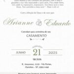 Eu vou Fazer convite digital interativo