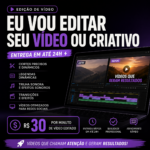 Eu vou editar seu video ou criativo em até 24 horas