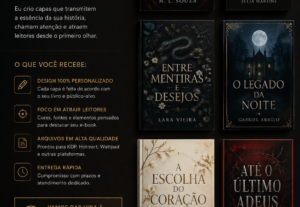 Eu vou criar design dos seus e-books